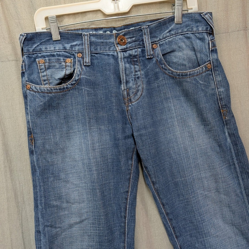 Guess Rebel Straight Leg Jeans Mens 30 Medium Wash Blue Denim M8311701